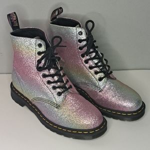 Dr. Martens 1460 Pascal Rainbow Glitter Boots